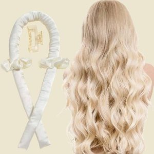 Heatless Haircurler used once doesn’t come with scrunchies or claw clip